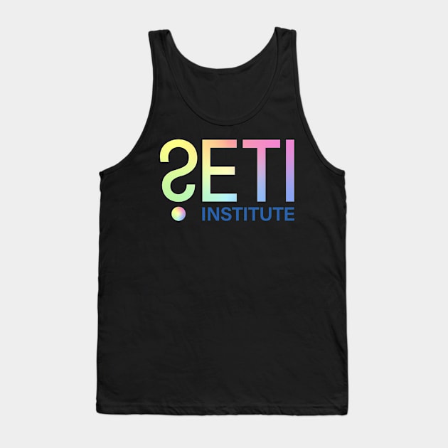 Search For Extraterrestrial Intelligence (SETI) Logo Tank Top by ScienceCorner